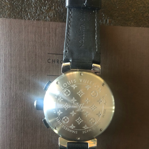 LOUIS VUITTON Tambour Digital Analogic Watch - Picture 3 of 8